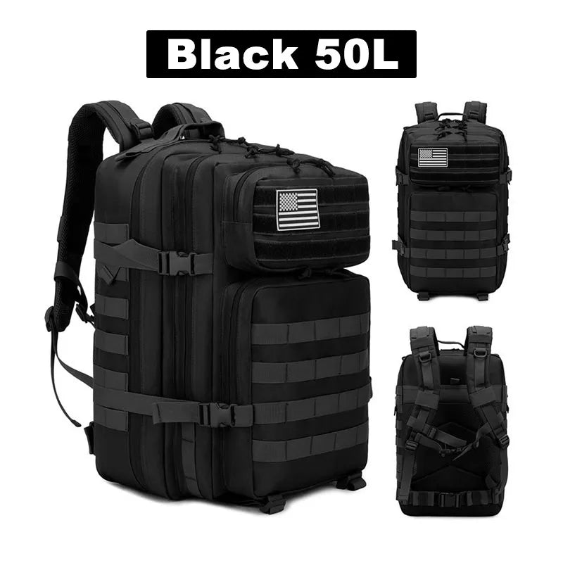 50L Tactical Backpack Men's Bag