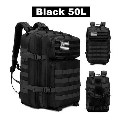 50L Tactical Backpack Men's Bag