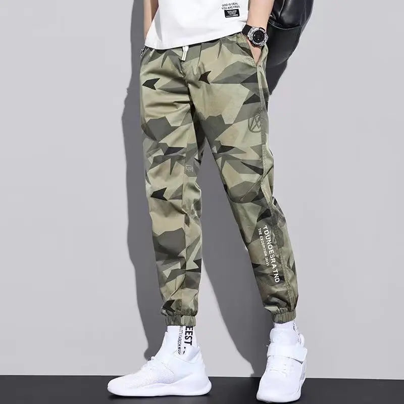 Drawstring Multi Pocket joggers