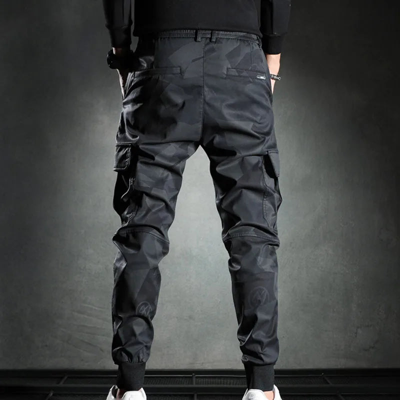 Drawstring Multi Pocket joggers