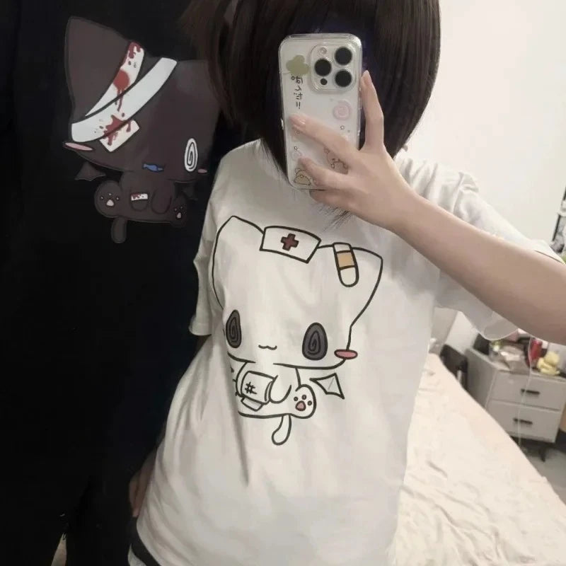 Cartoon Printed Cat T