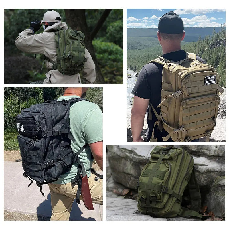 50L Tactical Backpack Men's Bag