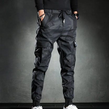 Drawstring Multi Pocket joggers