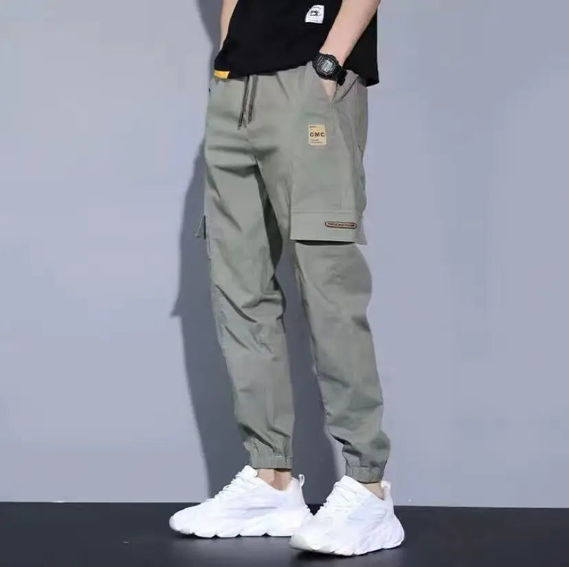 Drawstring Multi Pocket joggers