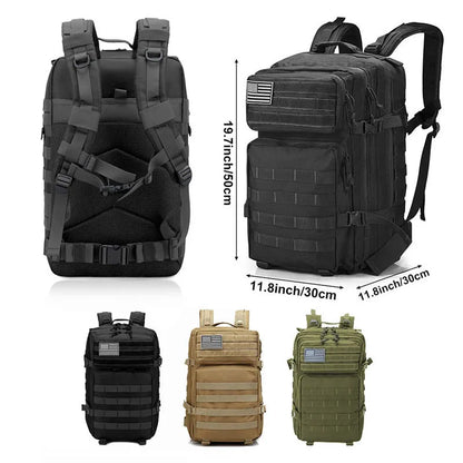 50L Tactical Backpack Men's Bag